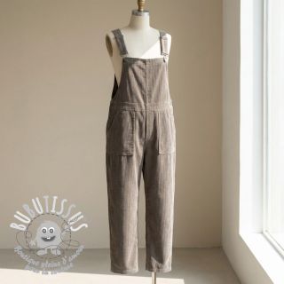 Tissu velours cotelé 6W WASHED STRETCH stone