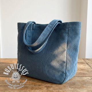 Tissu velours cotelé HUGGY jean