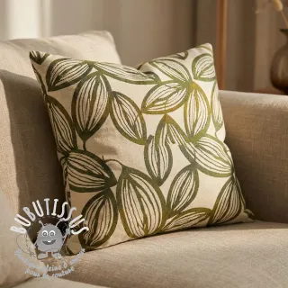 Tissu déco jacquard Folia romarin