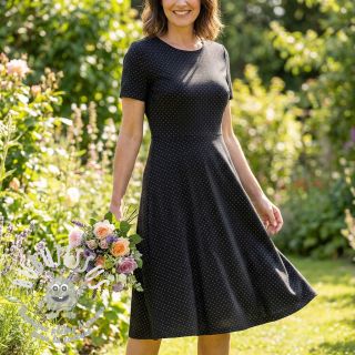 Viscose Punta di Roma ROMEA black