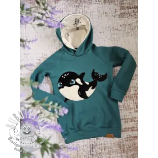 Sweat envers minkee JOGGING petrol