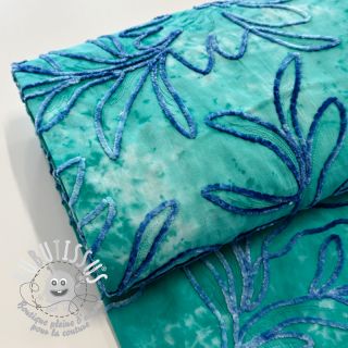 Tissu coton TIE DYE Chenille manon design A