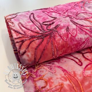 Tissu coton TIE DYE Chenille manon design C