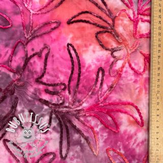 Tissu coton TIE DYE Chenille manon design C