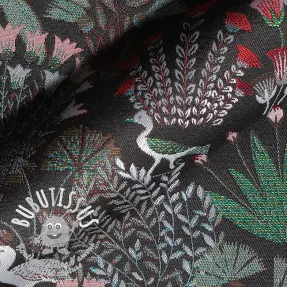 Tissu déco jacquard Botanic Paradise Bird
