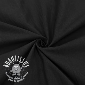 Tissu coton WASHED black