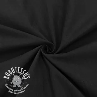 Tissu coton WASHED black