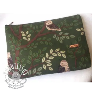 Tissu déco premium Forest Wood Owl