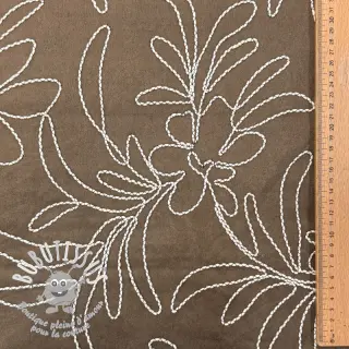 SUEDE Tape flower stone