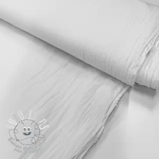 Tissu coton WASHED white
