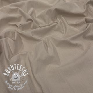 Tissu coton WASHED beige