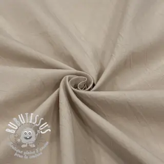 Tissu coton WASHED beige