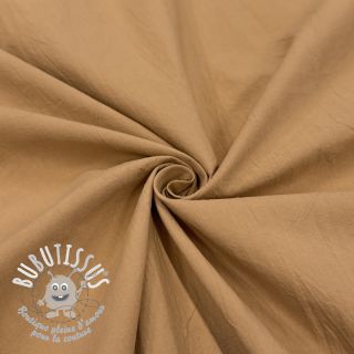 Tissu coton WASHED cinnamon
