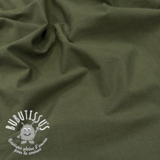 Tissu coton WASHED pickle