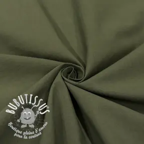 Tissu coton WASHED pickle