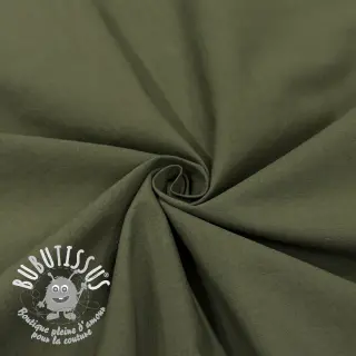 Tissu coton WASHED pickle