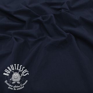 Tissu coton WASHED navy
