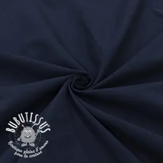 Tissu coton WASHED navy