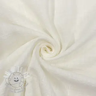 Tissu coton SLUB WASHED off white