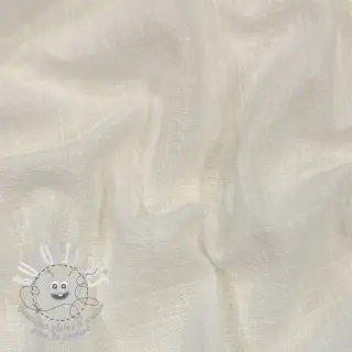 Tissu coton SLUB WASHED off white