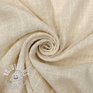 Tissu coton SLUB WASHED SIMPLY NATURAL