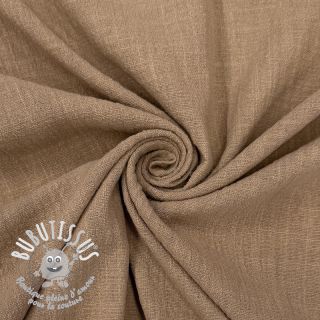 Tissu coton SLUB WASHED sand