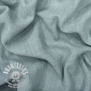 Tissu coton SLUB WASHED blue