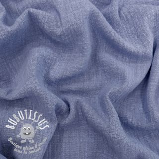 Tissu coton SLUB WASHED orchid