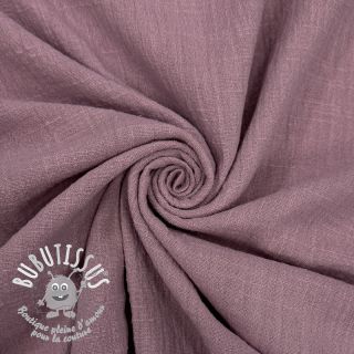 Tissu coton SLUB WASHED lavender