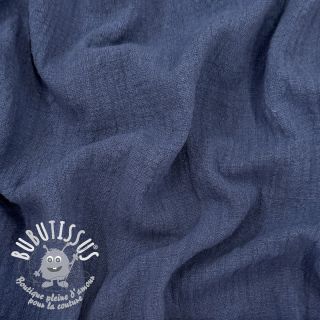 Tissu coton SLUB WASHED jeans