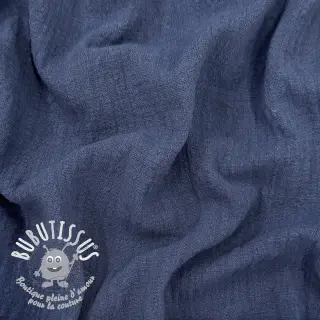 Tissu coton SLUB WASHED jeans