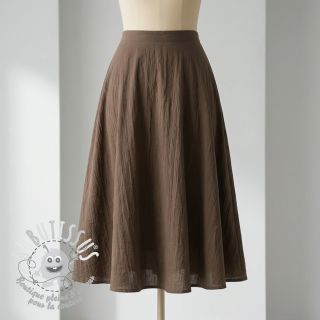 Tissu coton WASHED taupe