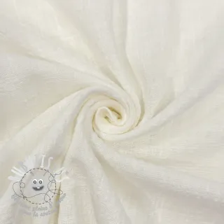 Tissu coton SLUB WASHED ecru