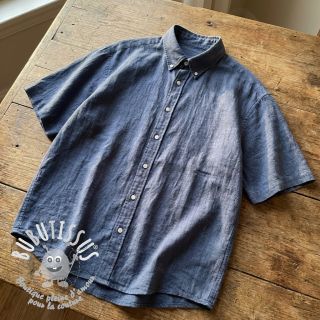 Tissu coton SLUB WASHED jeans