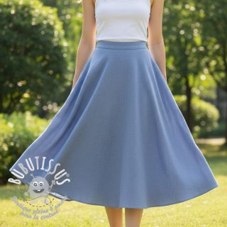 Tissu coton SLUB WASHED orchid