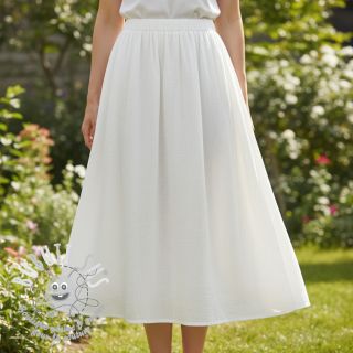 Tissu coton SLUB WASHED ecru