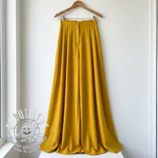 Tissu coton SLUB WASHED ochre