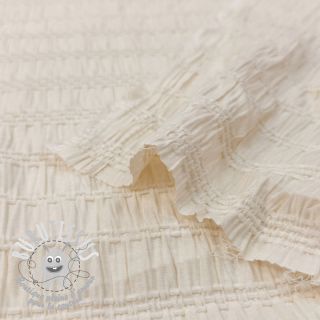Viscose CHENILLE JACQUARD ecru
