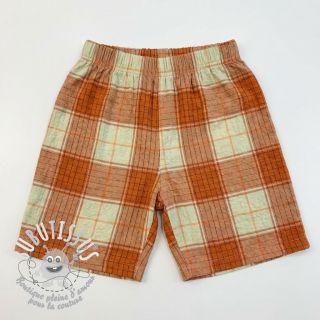 Viscose CRINKLE Check mint