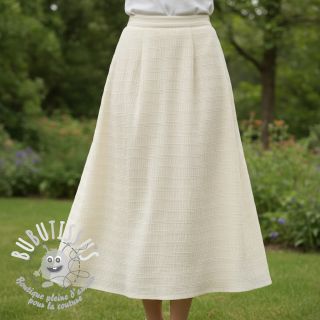 Viscose CHENILLE JACQUARD ecru
