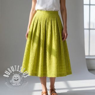 Viscose CHENILLE JACQUARD lime
