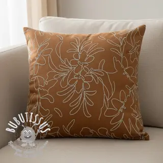 SUEDE Tape flower cinnamon