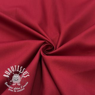 Tissu coton-viscose wine red