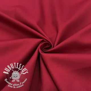 Tissu coton-viscose wine red