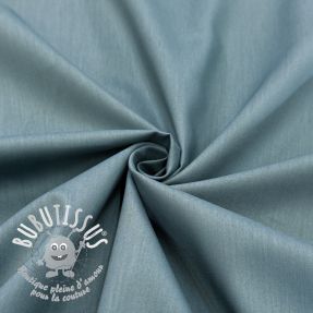 Tissu coton-viscose petrol