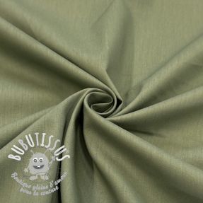 Tissu coton-viscose olive
