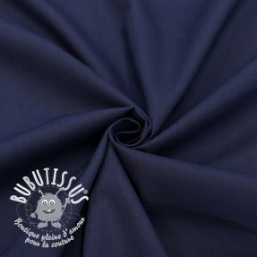 Tissu coton-viscose navy