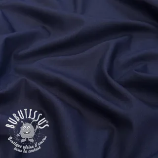 Tissu coton-viscose navy