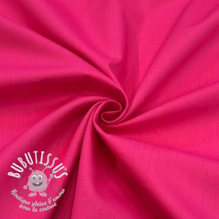 Tissu coton-viscose fuchsia