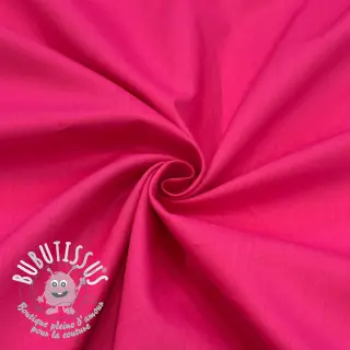 Tissu coton-viscose fuchsia